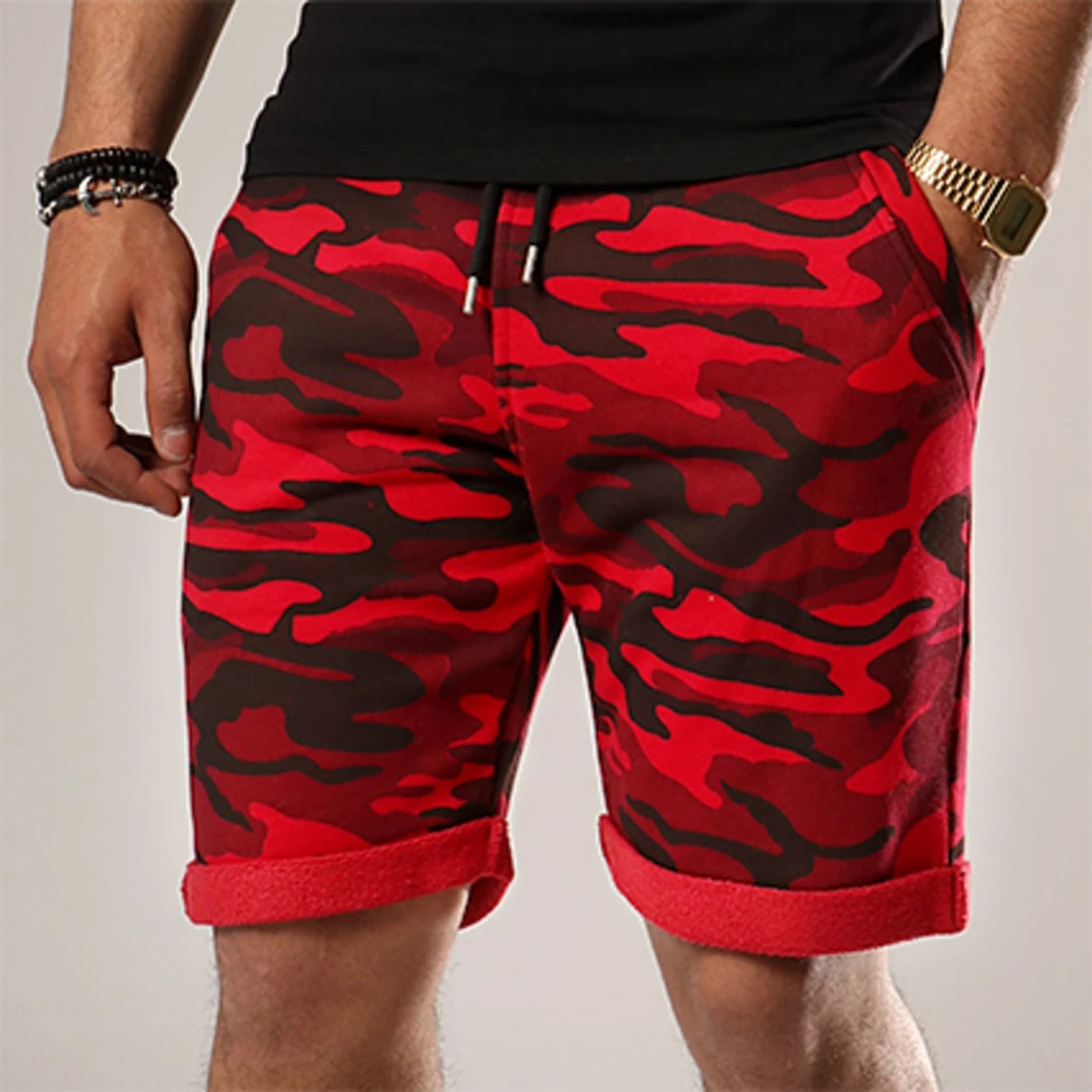 Meilleur prix 🎉 Short Jogging 137 Camouflage Rouge de LBO 🎁 7 Meilleur prix 🎉 Short Jogging 137 Camouflage Rouge de LBO 🎁 – Image 5