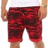 Meilleur prix 🎉 Short Jogging 137 Camouflage Rouge de LBO 🎁 -France LBO Soldes Boutique lbo 100979 FAB SHALBO 137 20200603T095334 11