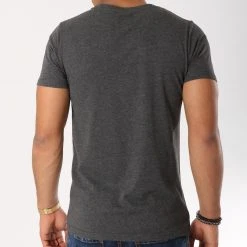 Coupon ✔️ Tee ⌛ Shirt Poche 191 Gris Anthracite Blanc de LBO 😍 -France LBO Soldes Boutique lbo 103137 FAB SHALBO 191 20181015T154451 04