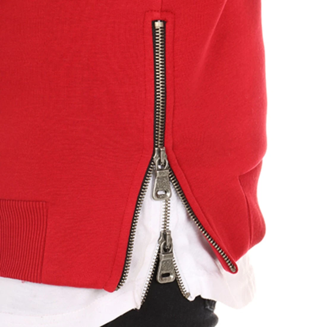 Meilleure vente 🎉 Sweat Capuche Oversize Zip 201 Rouge de LBO 😉 5 Meilleure vente 🎉 Sweat Capuche Oversize Zip 201 Rouge de LBO 😉 – Image 3