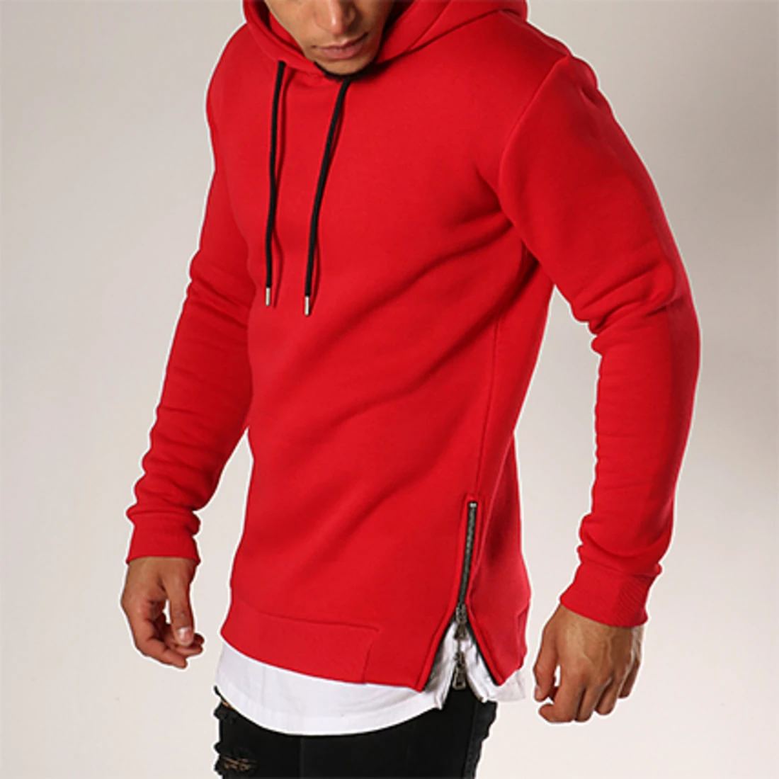 Meilleure vente 🎉 Sweat Capuche Oversize Zip 201 Rouge de LBO 😉 3 Meilleure vente 🎉 Sweat Capuche Oversize Zip 201 Rouge de LBO 😉