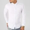 Remise ⭐ Chemise Manches Longues Slim Fit 112 Blanc de LBO ⭐ 2 Remise ⭐ Chemise Manches Longues Slim Fit 112 Blanc de LBO ⭐ -France LBO Soldes Boutique lbo 103626 fab shalbo 112 20180828T150219 022
