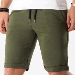 Meilleure vente 👍 Short Jogging 233 Vert Kaki de LBO 👏