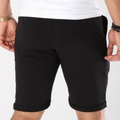 Meilleur prix 🤩 Short Jogging 258 Noir de LBO ⌛ -France LBO Soldes Boutique lbo 106479 FAB SHALBO 258 20180709T095957 04
