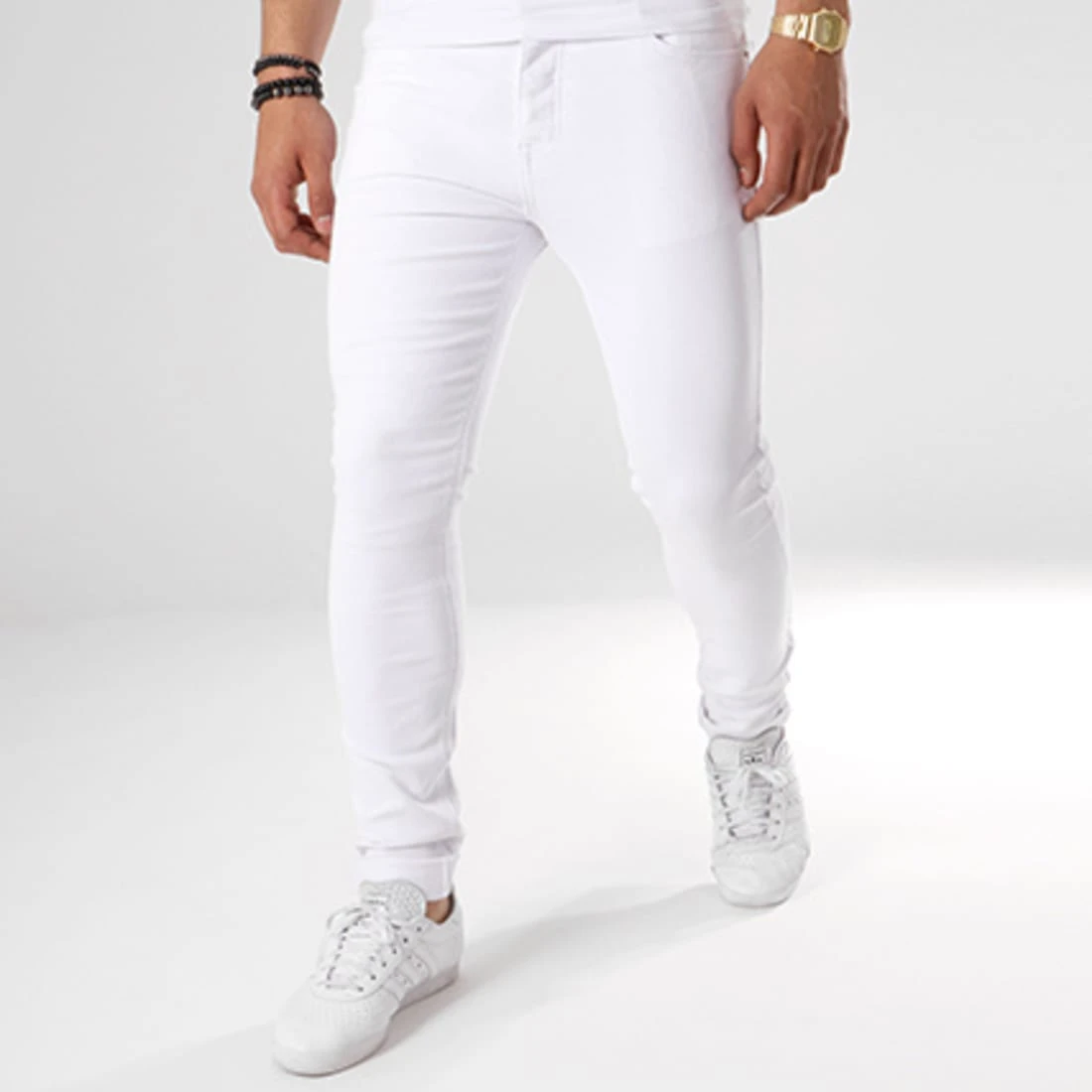 Bon marché ✔️ Jean Skinny LC-B-1 Blanc de LBO 💯 3 Bon marché ✔️ Jean Skinny LC-B-1 Blanc de LBO 💯