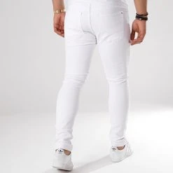 Bon marché ✔️ Jean Skinny LC-B-1 Blanc de LBO 💯 9 Bon marché ✔️ Jean Skinny LC-B-1 Blanc de LBO 💯 -France LBO Soldes Boutique lbo 126715 fab lbo lc b 1 white 20180828T174812 05