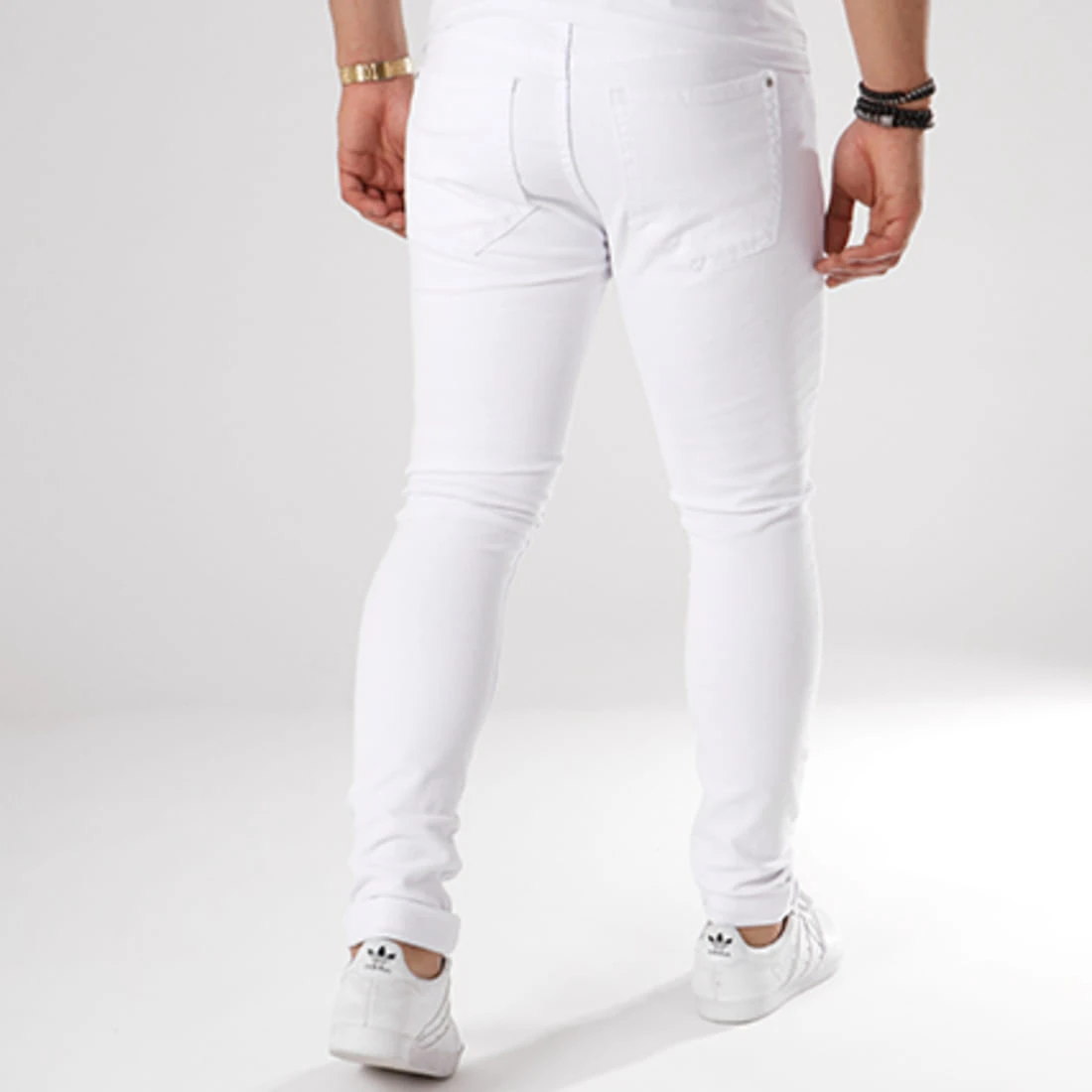 Bon marché ✔️ Jean Skinny LC-B-1 Blanc de LBO 💯 6 Bon marché ✔️ Jean Skinny LC-B-1 Blanc de LBO 💯 – Image 4