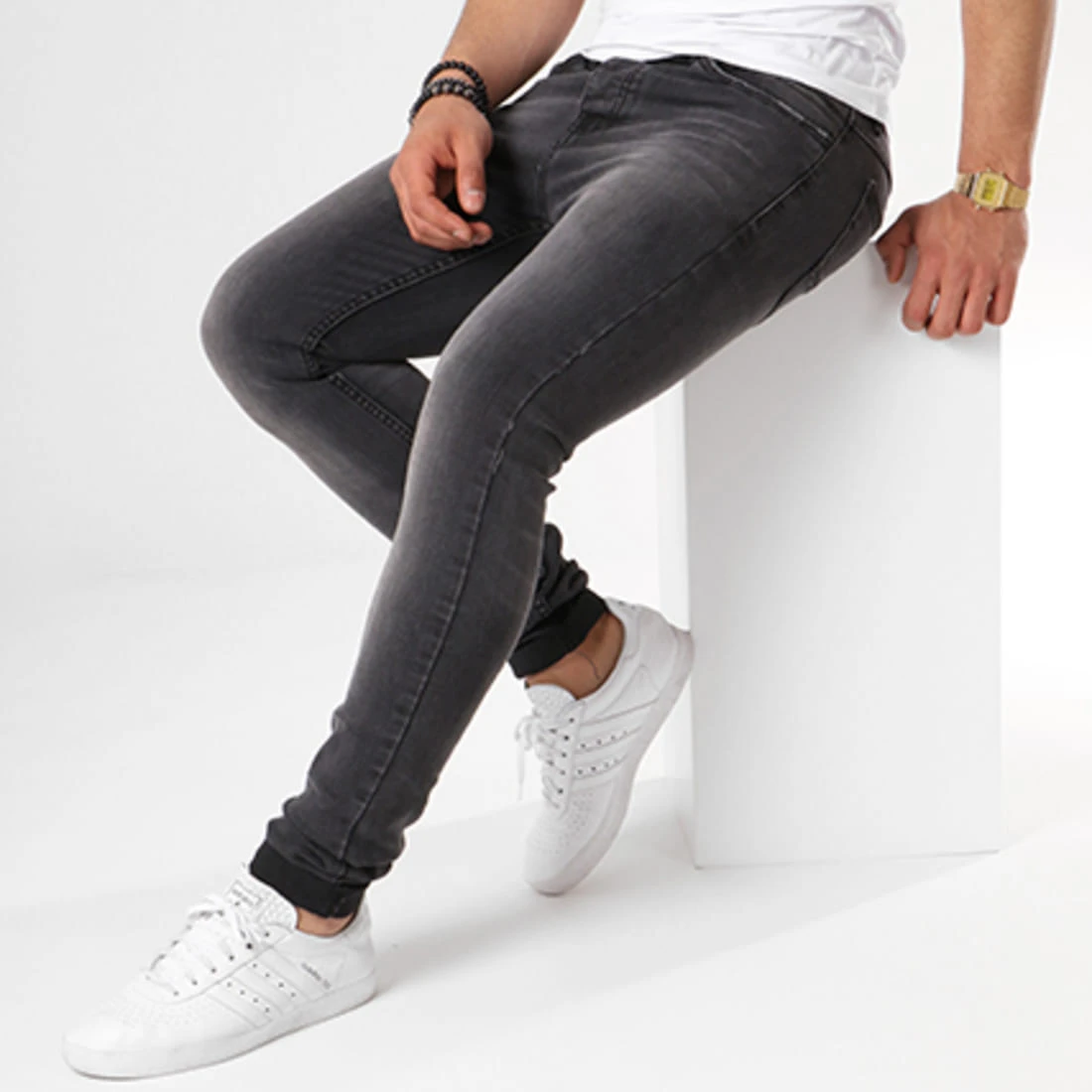 Vente flash 👏 Jean Super Skinny Fit 72148 Denim Gris de LBO ⭐ 4 Vente flash 👏 Jean Super Skinny Fit 72148 Denim Gris de LBO ⭐ – Image 2