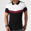 Bon marché ⭐ Polo Manches Courtes Tricolore Retro 427 Noir Blanc Bordeaux de LBO 😉 2 Bon marché ⭐ Polo Manches Courtes Tricolore Retro 427 Noir Blanc Bordeaux de LBO 😉 -France LBO Soldes Boutique lbo 136676 fab shalbo 427 20180903T143417 01