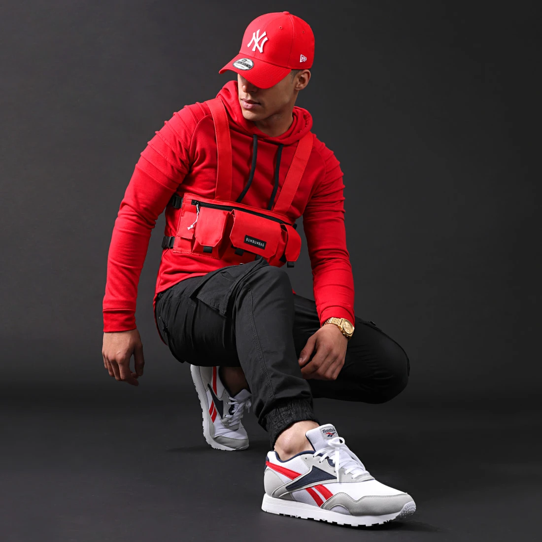 Remise ⌛ Sweat Capuche Oversize 410 Rouge de LBO 🔔 8 Remise ⌛ Sweat Capuche Oversize 410 Rouge de LBO 🔔 – Image 6