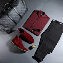 Remise 👍 Chemise Manches Longues Col Mao Slim Fit 402 Bordeaux de LBO ❤️ 15 Remise 👍 Chemise Manches Longues Col Mao Slim Fit 402 Bordeaux de LBO ❤️ -France LBO Soldes Boutique lbo 136699 FAB SHALBO 402 20201211T153346 05