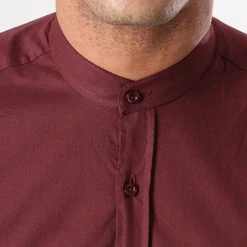 Remise 👍 Chemise Manches Longues Col Mao Slim Fit 402 Bordeaux de LBO ❤️ 10 Remise 👍 Chemise Manches Longues Col Mao Slim Fit 402 Bordeaux de LBO ❤️ -France LBO Soldes Boutique lbo 136699 fab shalbo 402 20180903T143417 03