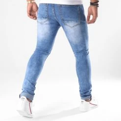 Bon marché 🎁 Jean Skinny LB-054 Denim Bleu Medium de LBO ⭐ -France LBO Soldes Boutique lbo 144467 FAB LBO LB 054 MEDIUMBLUE 20180820T155433 05