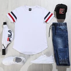 Acheter ❤️ Tee 🔥 Shirt Oversize Avec Bandes Tricolore 471 Blanc de LBO ⭐ 13 Acheter ❤️ Tee 🔥 Shirt Oversize Avec Bandes Tricolore 471 Blanc de LBO ⭐ -France LBO Soldes Boutique lbo 146787 FAB SHALBO 471 TPDT 20191118T090923 03
