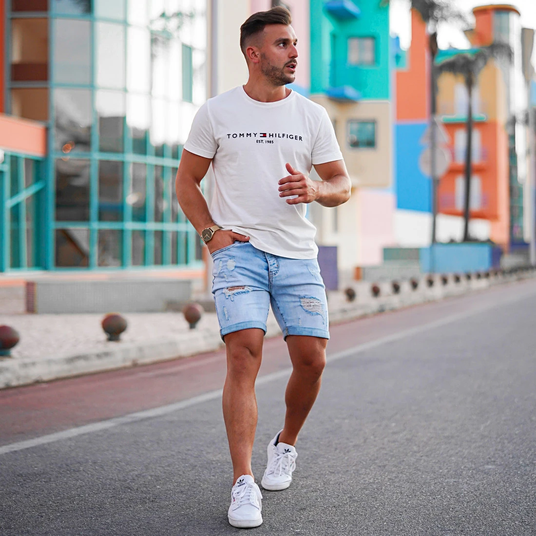 Acheter 💯 Short Jean Avec Dechirures LB054-B5 Bleu Clair de LBO 🛒 8 Acheter 💯 Short Jean Avec Dechirures LB054-B5 Bleu Clair de LBO 🛒 – Image 6