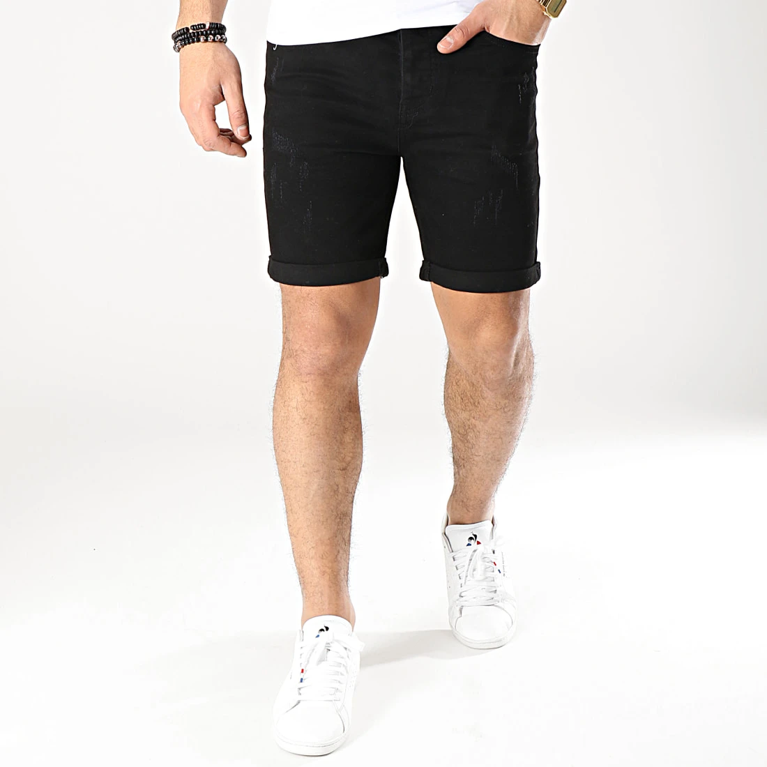 Offres ⌛ Short Jean LB054-B8 Noir de LBO 💯 4 Offres ⌛ Short Jean LB054-B8 Noir de LBO 💯 – Image 2