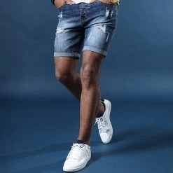 Les meilleures critiques de ⌛ Short Jean Avec Dechirures LB054-B11 Bleu Medium de LBO 🥰 -France LBO Soldes Boutique lbo 165422 FAB LBO LB054 B11 MEDIUM DESTR 20200106T160027 05