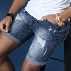 Les meilleures critiques de ⌛ Short Jean Avec Dechirures LB054-B11 Bleu Medium de LBO 🥰 -France LBO Soldes Boutique lbo 165422 FAB LBO LB054 B11 MEDIUM DESTR 20200106T160032 06