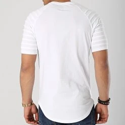 Acheter ⭐ Tee 🎉 Shirt Oversize 640 Blanc de LBO ❤️ -France LBO Soldes Boutique lbo 171271 FAB SHALBO 640 20190220T135953 05