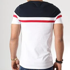 Coupon 🛒 Tee ⭐ Shirt Tricolore 726 Bleu Rouge Blanc de LBO ❤️ -France LBO Soldes Boutique lbo 177980 FAB SHALBO 726 20190405T120056 05