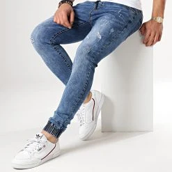 Vente flash 💯 Jogger Pant Skinny Jeans Avec Dechirures LC20180426-1D Denim Bleu Medium de LBO ✨ 7 Vente flash 💯 Jogger Pant Skinny Jeans Avec Dechirures LC20180426-1D Denim Bleu Medium de LBO ✨ -France LBO Soldes Boutique lbo 179207 FAB LBO LC20180426 1D MEDIUMBLUEDENIM 20190415T143848 02