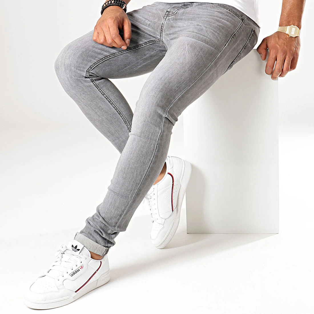 Offres 😀 Jean Super Skinny Fit ZD319-G Gris de LBO ⌛ 4 Offres 😀 Jean Super Skinny Fit ZD319-G Gris de LBO ⌛ – Image 2