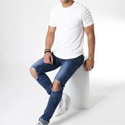 Meilleur prix ⌛ Lot de 2 Tee 🌟 Shirts Oversize 694 Noir Et Blanc de LBO ✔️ -France LBO Soldes Boutique lbo 180282 FAB SHALBO 694 20190430T135003 03