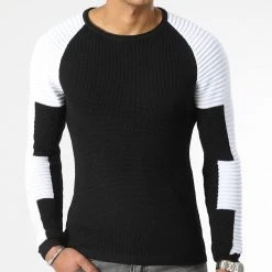 Nouveau ⭐ Pull Avec Empiecement Blanc JUM-07 Noir de LBO 🧨 7 Nouveau ⭐ Pull Avec Empiecement Blanc JUM-07 Noir de LBO 🧨 -France LBO Soldes Boutique lbo 180513 LBO 1006 JUM 07 20221128T152442 03