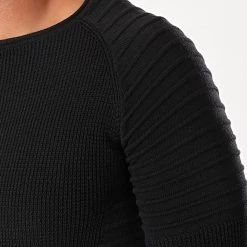 Coupon 🔥 Pull Avec Empiecement Uni JUM-09 Noir de LBO ❤️ 9 Coupon 🔥 Pull Avec Empiecement Uni JUM-09 Noir de LBO ❤️ -France LBO Soldes Boutique lbo 180515 FAB LBO 1006 JUM 09 20190919T114224 03