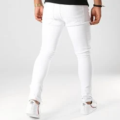 Vente flash 👍 Jean Skinny Avec Déchirures LB054-5 Blanc de LBO ⭐ 9 Vente flash 👍 Jean Skinny Avec Déchirures LB054-5 Blanc de LBO ⭐ -France LBO Soldes Boutique lbo 187767 FAB LBO LB054 5 WHITE 20190718T163733 05