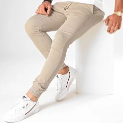 Promo ✔️ Jogger Pant Super Skinny 804 Beige de LBO ⌛ -France LBO Soldes Boutique lbo 190111 FAB SHALBO 804 20191009T170853 03