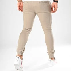 Promo ✔️ Jogger Pant Super Skinny 804 Beige de LBO ⌛ -France LBO Soldes Boutique lbo 190111 FAB SHALBO 804 20191009T170857 04