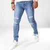 Bon marché 🧨 Jean Skinny B07 Bleu Denim de LBO ❤️ -France LBO Soldes Boutique lbo 192041 FAB LBO B07 BLUEDENIM 20190923T153841 01