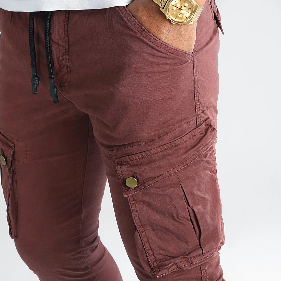 Offres 🎉 Pantalon Cargo Skinny Jumbo Bordeaux de LBO ⭐ 4 Offres 🎉 Pantalon Cargo Skinny Jumbo Bordeaux de LBO ⭐ – Image 2