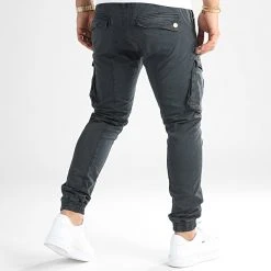 Nouveau 🤩 Pantalon Cargo Skinny Jumbo Bleu Marine de LBO ✨ -France LBO Soldes Boutique lbo 192277 FAB LBO JUMBO NAVY TPDT 20220722T145625 05