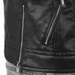 De gros ⭐ Veste Biker 79717 Noir Argenté de LBO 🧨 -France LBO Soldes Boutique lbo 194248 FAB LBO 79717 2 20191209T164623 04