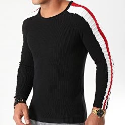 Le moins cher 🎉 Pull PU114 Noir de LBO ⭐ -France LBO Soldes Boutique lbo 196096 PU114 NOIR 20190919T114344 04