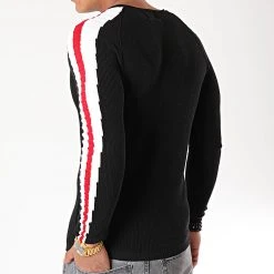 Le moins cher 🎉 Pull PU114 Noir de LBO ⭐ -France LBO Soldes Boutique lbo 196096 PU114 NOIR 20190919T114346 05