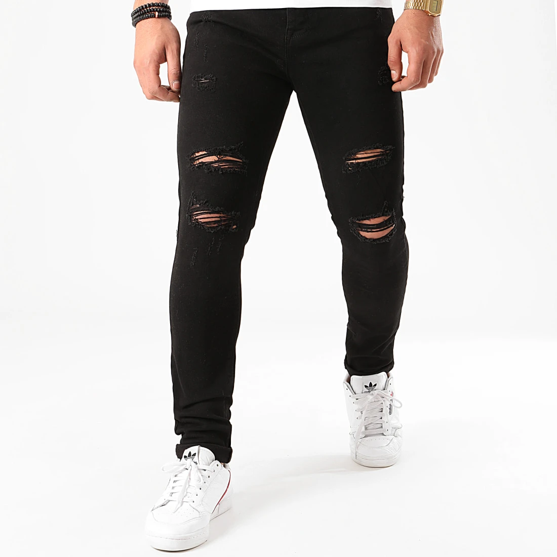Sortie ⌛ Jean Skinny Avec Déchirures 72215-B07 Noir de LBO ✔️ 4 Sortie ⌛ Jean Skinny Avec Déchirures 72215-B07 Noir de LBO ✔️ – Image 2