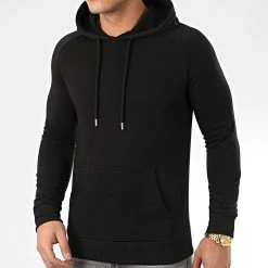 Meilleure affaire 😀 Lot De 2 Sweats Capuche 969 Gris Anthracite Et Noir de LBO ⭐ -France LBO Soldes Boutique lbo 203670 FAB SHALBO 969 20191212T162917 02