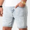 Meilleure affaire 🌟 Short Jean Avec Dechirures BB006 Bleu Clair de LBO ❤️ -France LBO Soldes Boutique lbo 204801 FAB LBO BB006 LIGHT LIGHTDESTR 20200217T135318 01