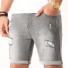 Acheter ❤️ Short Jean Avec Dechirures LB054-B52 Gris de LBO ⌛ -France LBO Soldes Boutique lbo 204812 FAB LBO LB054 B52 LIGHTGREY DESTR 20200217T135403 01