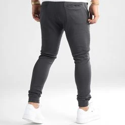 Meilleure vente ❤️ Jogger Pant Super Skinny 984 Gris Anthracite de LBO 🔔 -France LBO Soldes Boutique lbo 206332 FAB SHALBO 984 TPDT 20220722T145658 04