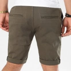 Meilleure vente 🔔 Short Chino Jogger 990 Kaki de LBO 😀 -France LBO Soldes Boutique lbo 211176 FAB SHALBO 990 20200410T155941 02