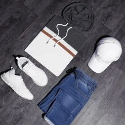 Tout neuf 🌟 Tee Shirt Capuche Tricolore 1114 Gris Anthracite Blanc Camel de LBO 🥰 -France LBO Soldes Boutique lbo 219558 FAB SHALBO 1114 20200529T103409 05