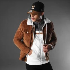 Tout neuf ✨ Sweat Zippé Capuche Tricolore 1138 Blanc Anthracite Camel de LBO 🤩 -France LBO Soldes Boutique lbo 219561 FAB SHALBO 1138 20201209T110442 05