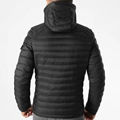 Nouveau 🎁 Doudoune Capuche Ultralight Noir de LBO 🎁 -France LBO Soldes Boutique lbo 220717 FAB LBO 1005 DDN 19 NOIR 20201013T091149 04