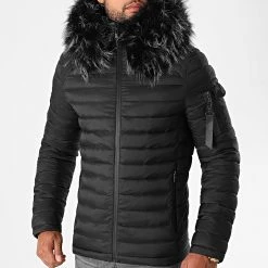 Budget ⭐ Doudoune Capuche Ultralight Avec Fourrure Noir Melange de LBO ⌛ 8 Budget ⭐ Doudoune Capuche Ultralight Avec Fourrure Noir Melange de LBO ⌛ -France LBO Soldes Boutique lbo 221084 FAB LBO 1005 DDN 30 NOIR NOIRMELANGE 20201013T091329 03