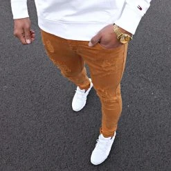 Vente flash 😀 Jean Skinny Avec Déchirures LB054C20 Camel de LBO ⭐ -France LBO Soldes Boutique lbo 221361 FAB LBO LB054C20 CAMELDENIM 20201119T133936 06