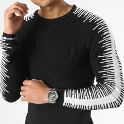 Le moins cher 🛒 Pull JUM-37 Noir Blanc de LBO 🧨 6 Le moins cher 🛒 Pull JUM-37 Noir Blanc de LBO 🧨 -France LBO Soldes Boutique lbo 222373 LBO 1006 JUM 37 20221128T152832 02